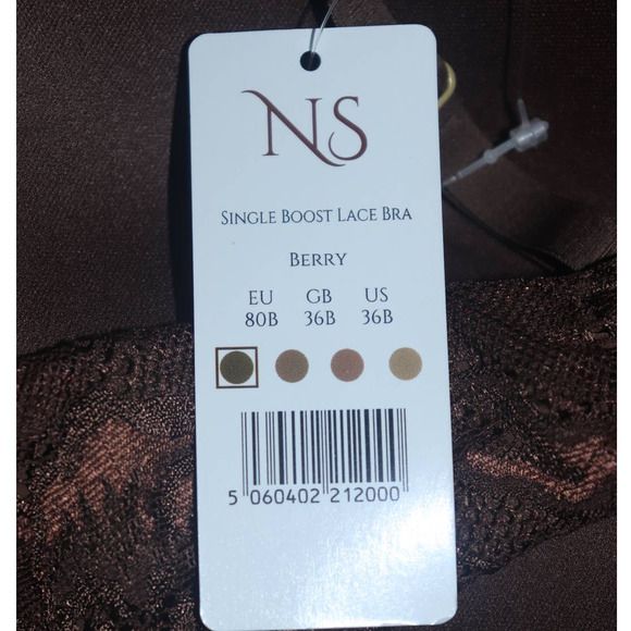 Nubian Skin Single Boost Lace Bra Size 36B NWT - Picture 8 of 9